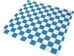 Blue Check Design Wax Basket Liner 12 x 12