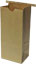 1/2 lb. Natural Brown Kraft Tin Tie Bags with Polypropylene  Liner