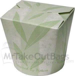 26oz. Large Inspired by Nature SmartServ Paper Food Containers