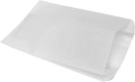 Large White Dry Waxed Paper Sandwich Bags - 6 x 2 x 9