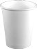 10 oz. White Paper Coffee Cups by Dopaco