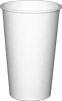 16 oz. White Paper Coffee Cups by Dopaco