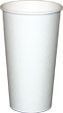 20 oz. White Paper Coffee Cups by Dopaco