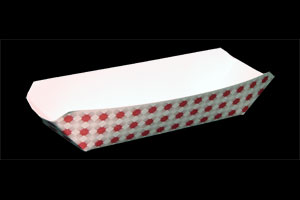 Regular Basketweave Hot Dog Tray