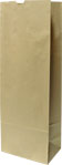 5 lb. Natural Brown Kraft Coffee Bags with Polypropylene Liner (without tin tie)