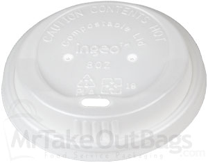 Frosty Compostable PLA Lid for 8 oz EarthGuard and Planet+ Cups