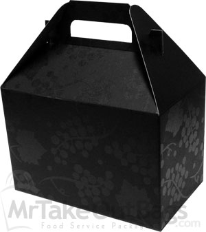 Vino Noir Design Medium Gable Boxes 8 x 4.88 x 5.25