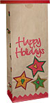 1 lb. Holiday Print Coffee Bags on Kraft