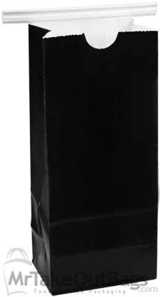 Download 1 lb. Black Gloss Coffee Bags with tin tie closure ... Yellowimages Mockups
