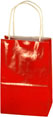 Red Gloss Paper Shopping Bags (Prime Size) 5.25 x 3.5 x 8.25