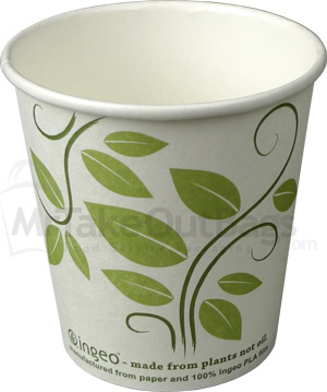 10 oz. EarthGuard Compostable PLA Lined Paper Coffee Cups