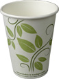 12 oz. EarthGuard Compostable PLA Lined Paper Coffee Cups