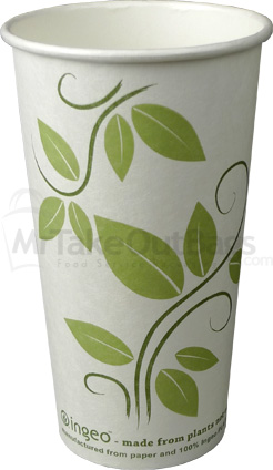 20 oz. EarthGuard Compostable PLA Lined Paper Coffee Cups