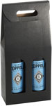 Nero Black Embossed 2-Bottle Wine Carrier Boxes