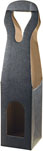 Nero Black Embossed  Single Bottle Wine Carrier Boxes