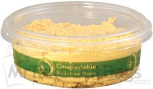 8 oz. Round Compostable PLA Deli Containers