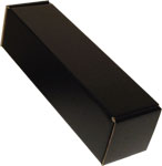 Black Kraft One Bottle Corrugated Gift Boxes