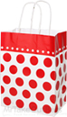 Cheery Dots Paper Shopping Bags  8 x 4.88 x 10.5