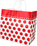 Cheery Dots Paper Shopping Bags 13 x 7 x 12.5