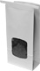 1 lb. Gloss White Window Bag with Tin Tie - Polypropylene (PP) Lined