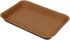SOLUT! Brown KRAFT 1/4 Sheet Baking Trays - 12.75 x 8.88 x 1.25