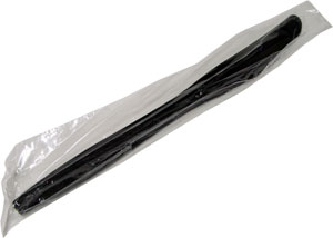 Black Disposable Plastic Poly Wrapped Knives - Heavy Weight 6