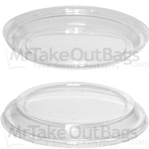 Clear Plastic Lids - fits 48 oz. & 64 oz. bowls