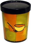 32 oz. Streetside Soup Container with Black Paper Vented Lids INCLUDED