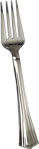 Reflections Silver Disposable Cutlery Forks - Heavy Weight 7"