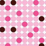 Bakery Dots Print High Performance Waxed Tissue - 12" x 12"