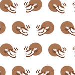 Coffee House Print High Performance Waxed Tissue - 12