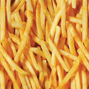 Fries Print High Performance Waxed Tissue - 12