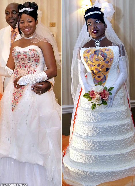 Life-Size Bridal Wedding Cake
