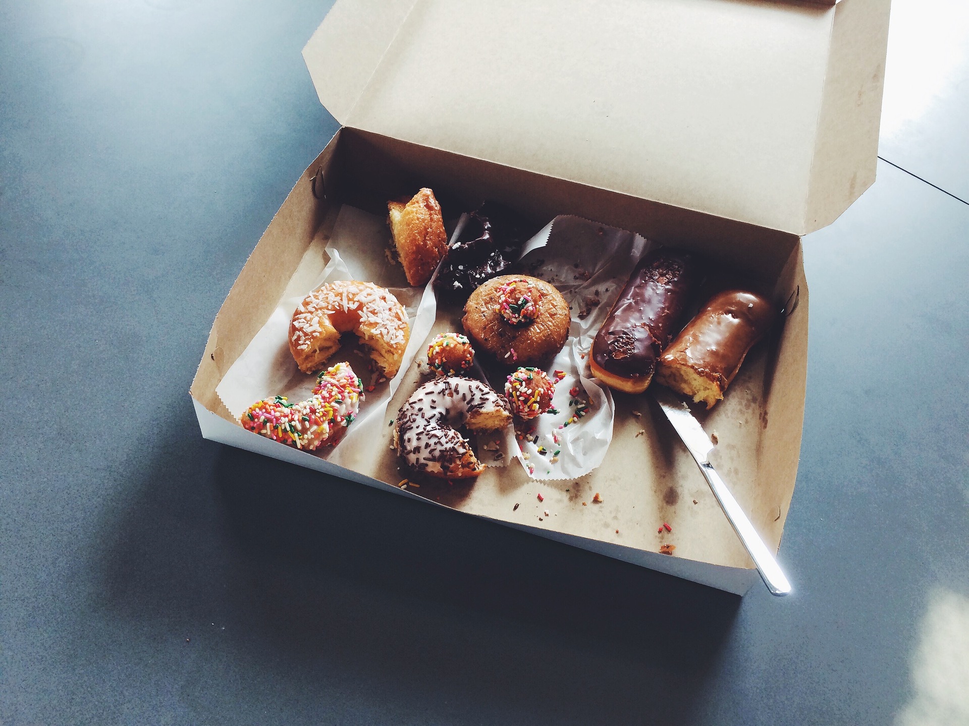 box of doughnuts