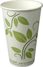 16 oz. Earthguard Compostable PLA Lined Paper Coffee Cups