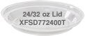 24 / 32 oz. Clear PET Lid
