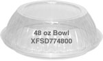 48 oz. Clear PET Bowl