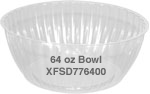 64 oz. Clear PET Bowl