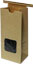 Natural Kraft Window Tin Tie Bags with Poly Liner