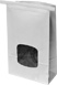 White Gloss Window Tin Tie Bags with Poly Liner
