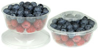 Plastic Pedestal Dessert Dishes