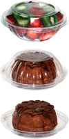 Reversible Dome Containers, Bowls, Trays