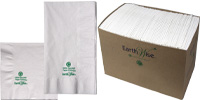 EarthWise  Recycled White Beverage & Dinner Napkins