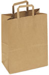 Flat Handled Paper Shopping Bags