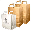 Flat Handled Paper Shopping Bags