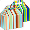 Striped Gable Boxes