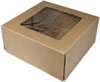 100% Recycled Kraft Window Bakery Boxes