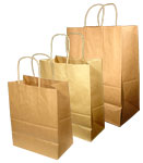 Natural Kraft Paper Shopping Bags