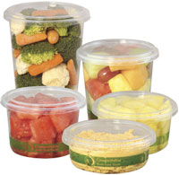 Round Compostable PLA Deli Containers