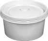 White Recyclable Paper Soup Cups